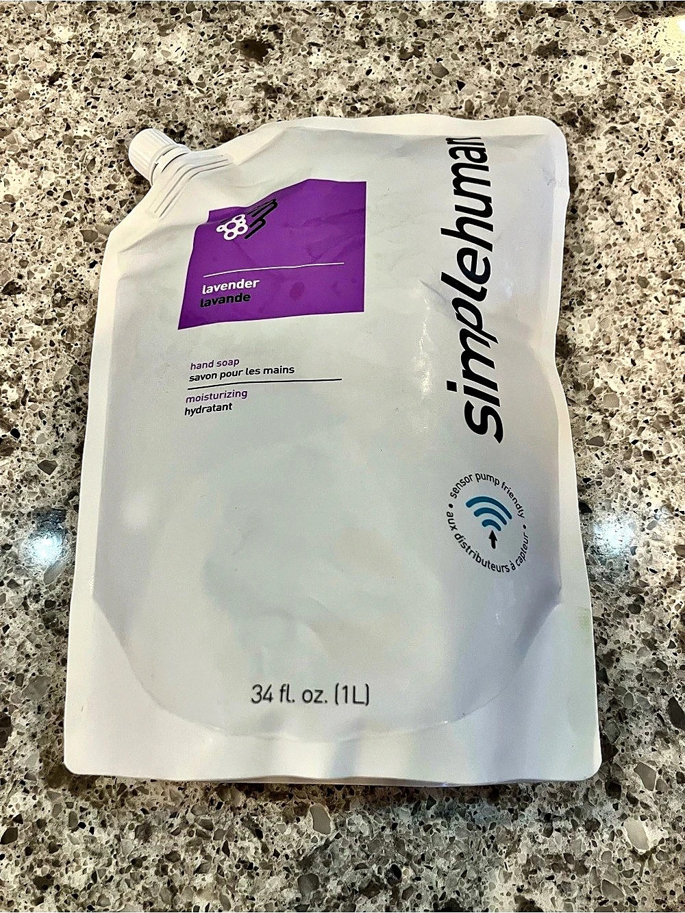 simplehuman Lavender Moisturizing Liquid Hand Soap Refill Pouch (34 fl. oz)